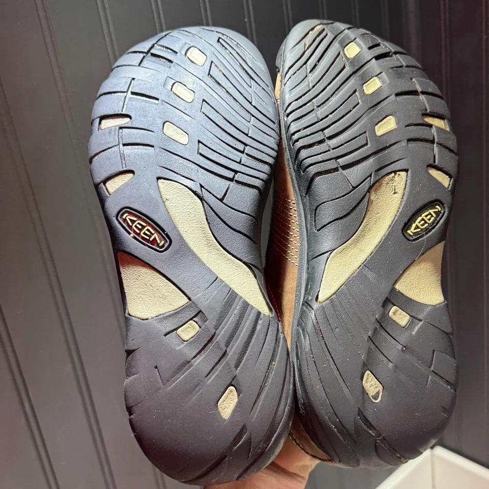 KEEN‎ Austin Mens Brown Leather Oxford Shoes - 10.5